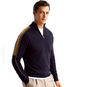 Reiss Blackhall Merino Wool Quarter Zip 100% Merino Wool